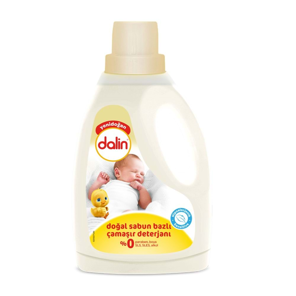 Dalin Çamaşır Deterjanı 1500ML Sensitive Sabun Kokulu (2 Li Set)