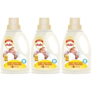 Dalin Çamaşır Deterjanı 1500ML Sensitive Sabun Kokulu (3 Lü Set)