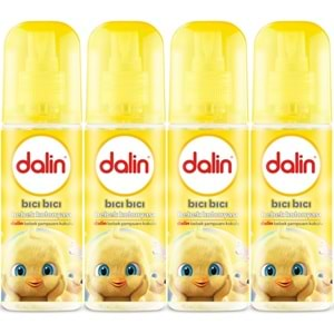 Dalin Bebek Kolonyası 150ML Klasik (Bıcı Bıcı Kokusu) (4 Lü Set)