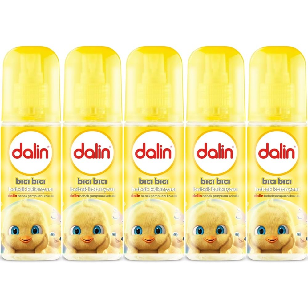 Dalin Bebek Kolonyası 150ML Klasik (Bıcı Bıcı Kokusu) (5 Li Set)