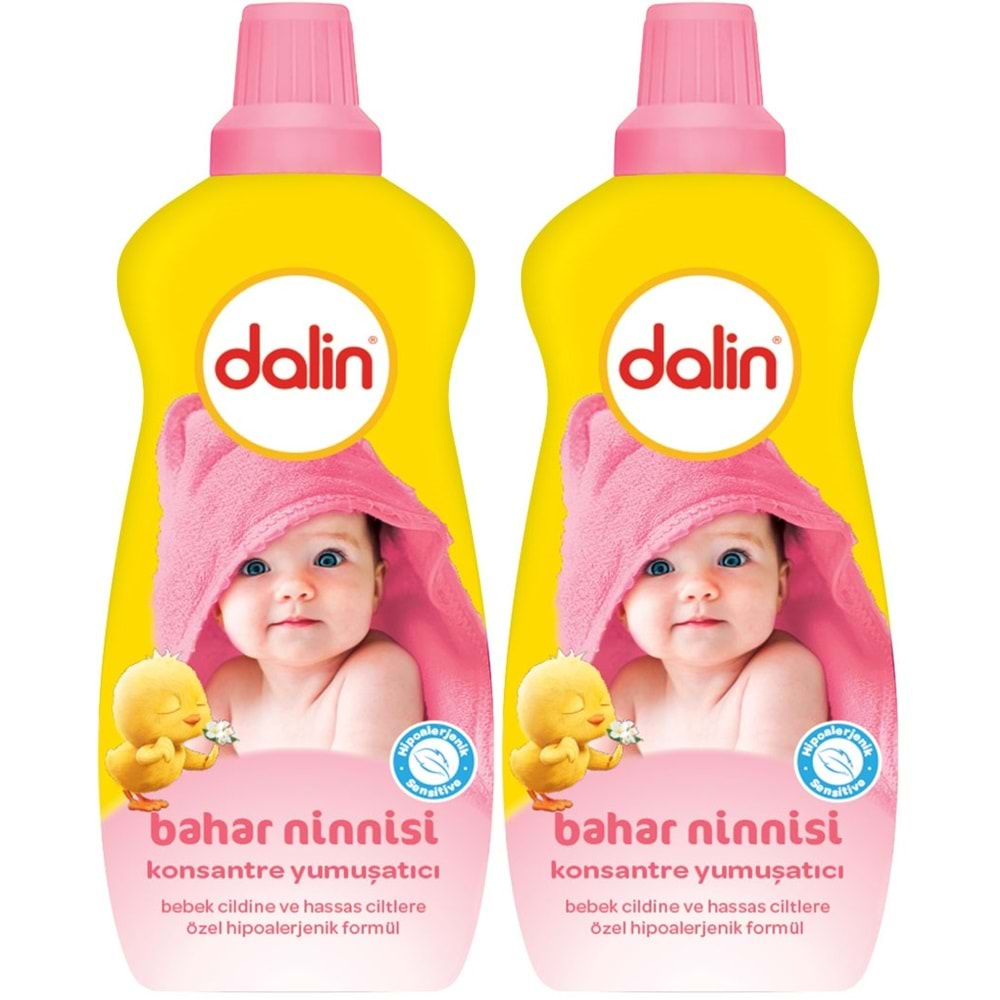 Dalin Çamaşır Yumuşatıcı Konsantre 1200ML Bahar Ninnisi (2 Li Set)