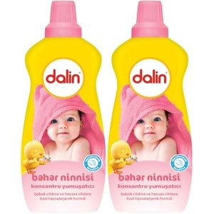 Dalin Çamaşır Yumuşatıcı Konsantre 1200ML Bahar Ninnisi (2 Li Set)