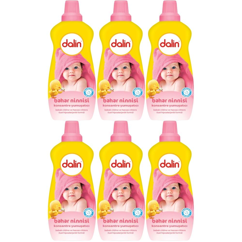 Dalin Çamaşır Yumuşatıcı Konsantre 1200ML Bahar Ninnisi (6 Lı Set)