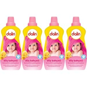 Dalin Çamaşır Yumuşatıcı Konsantre 1200ML Düş Bahçesi (4 Lü Set)