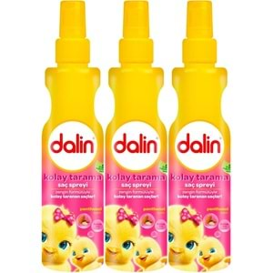 Dalin Kolay Saç Tarama Spreyi 200ML Badem Özlü (3 Lü Set)