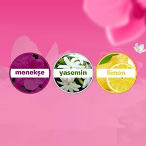 Dalin Bebek Kolonyası 150ML Çiçek Bahçesi (Menekşe-Yasemin-Limon Kokulu) (3 Lü Set)