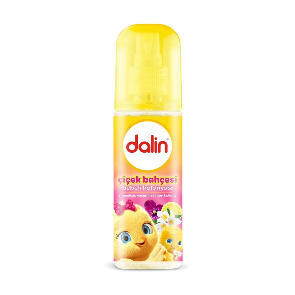 Dalin Bebek Kolonyası 150ML Çiçek Bahçesi (Menekşe-Yasemin-Limon Kokulu) (4 Lü Set)