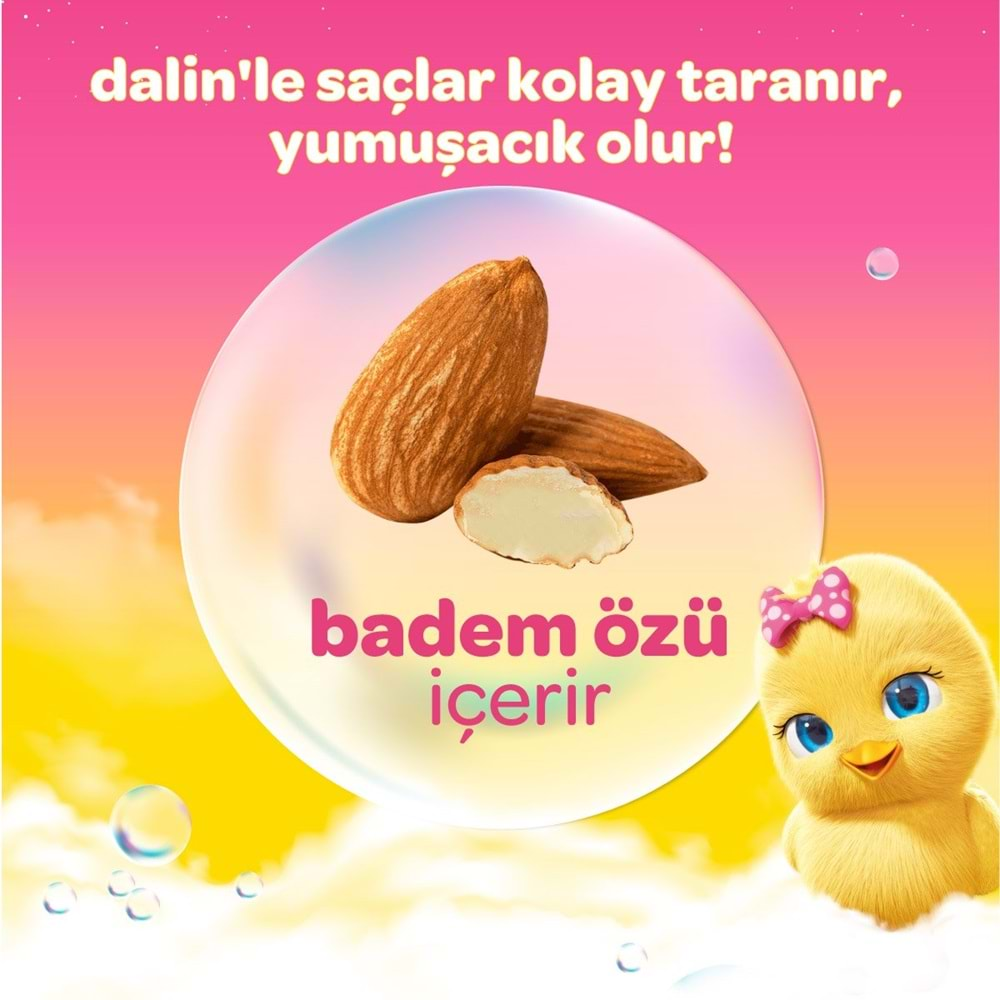 Dalin Bebek Kolay Tarama Şampuanı 200ML Badem Özlü (2 Li Set)