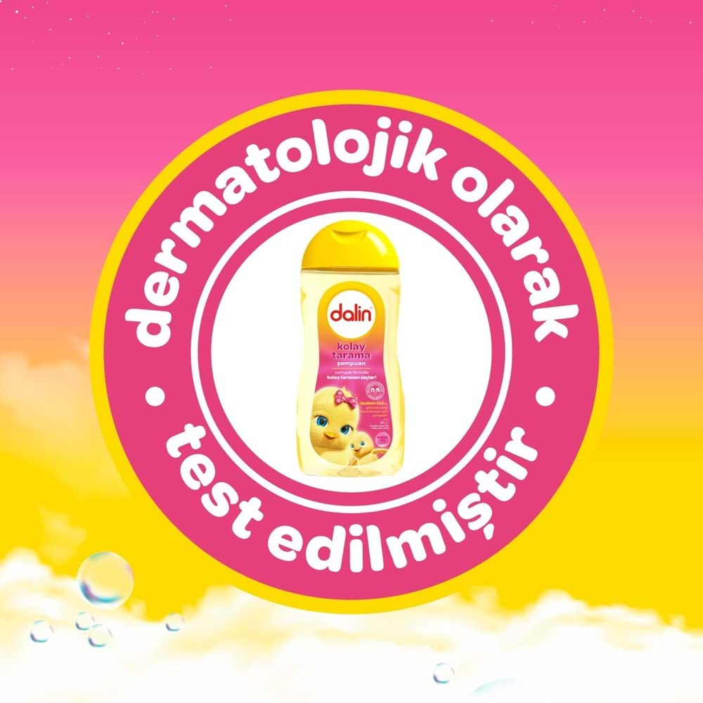 Dalin Bebek Kolay Tarama Şampuanı 200ML Badem Özlü (3 Lü Set)