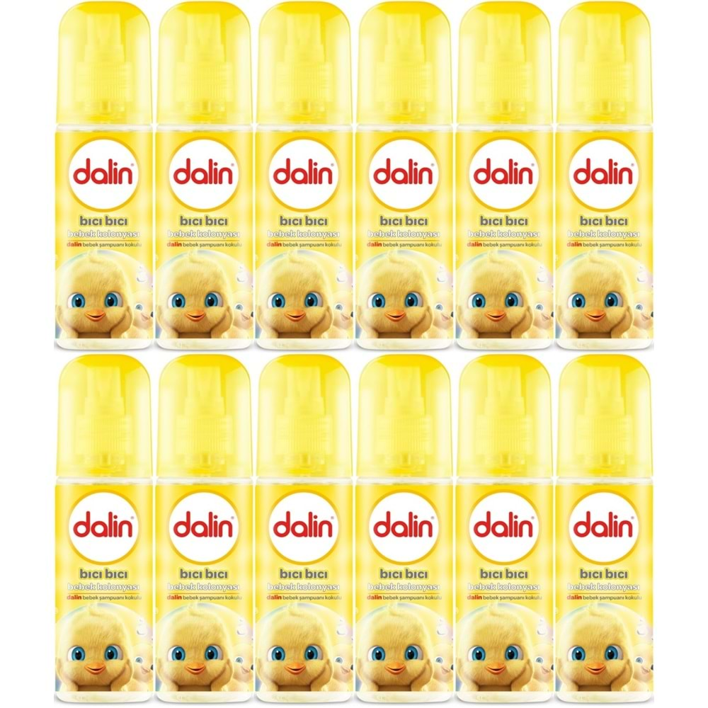 Dalin Bebek Kolonyası 150ML Klasik (Bıcı Bıcı Kokusu) (12 Li Set)