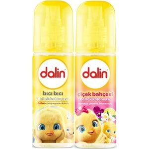 Dalin Bebek Kolonyası 150ML (Bıcı Bıcı Kokusu-Çiçek Bahçesi) Karma 2 Li Set