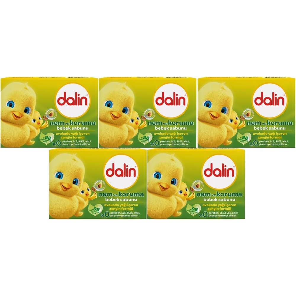 Dalin Bebek Sabunu 100GR Avakadolu (5 Li Set)