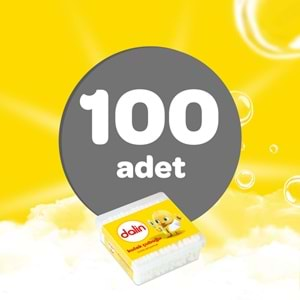 Dalin Kulak Çubuğu 100 Adet (5 Li Set)