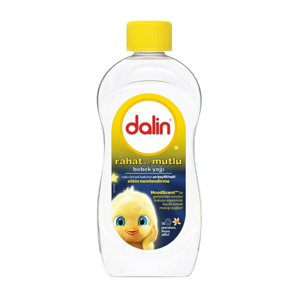 Dalin Bebek Yağı 300ML Rahat ve Mutlu Vanilya Kokulu Nemlendirici (2 Li Set)