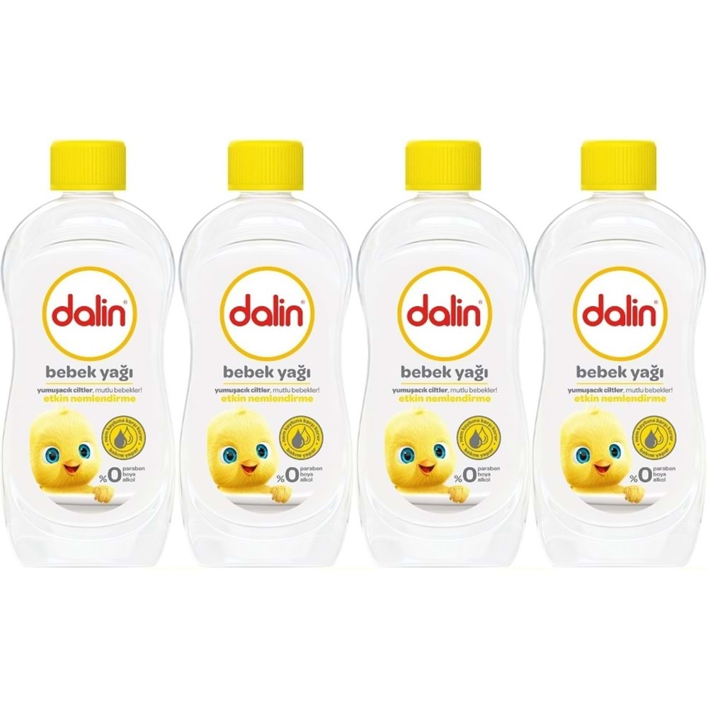 Dalin Bebek Yağı 300ML Klasik Etkin Nemlendirici (4 Lü Set)