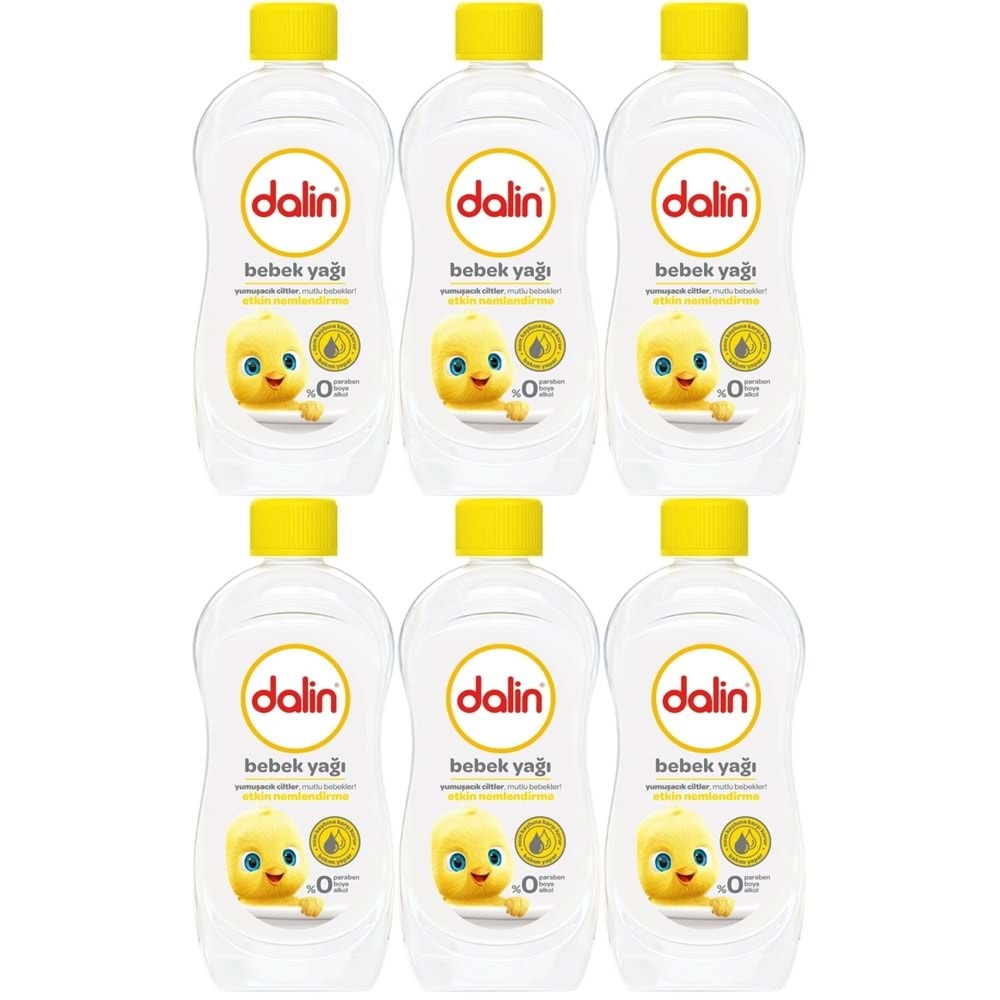 Dalin Bebek Yağı 300ML Klasik Etkin Nemlendirici (6 Lı Set)