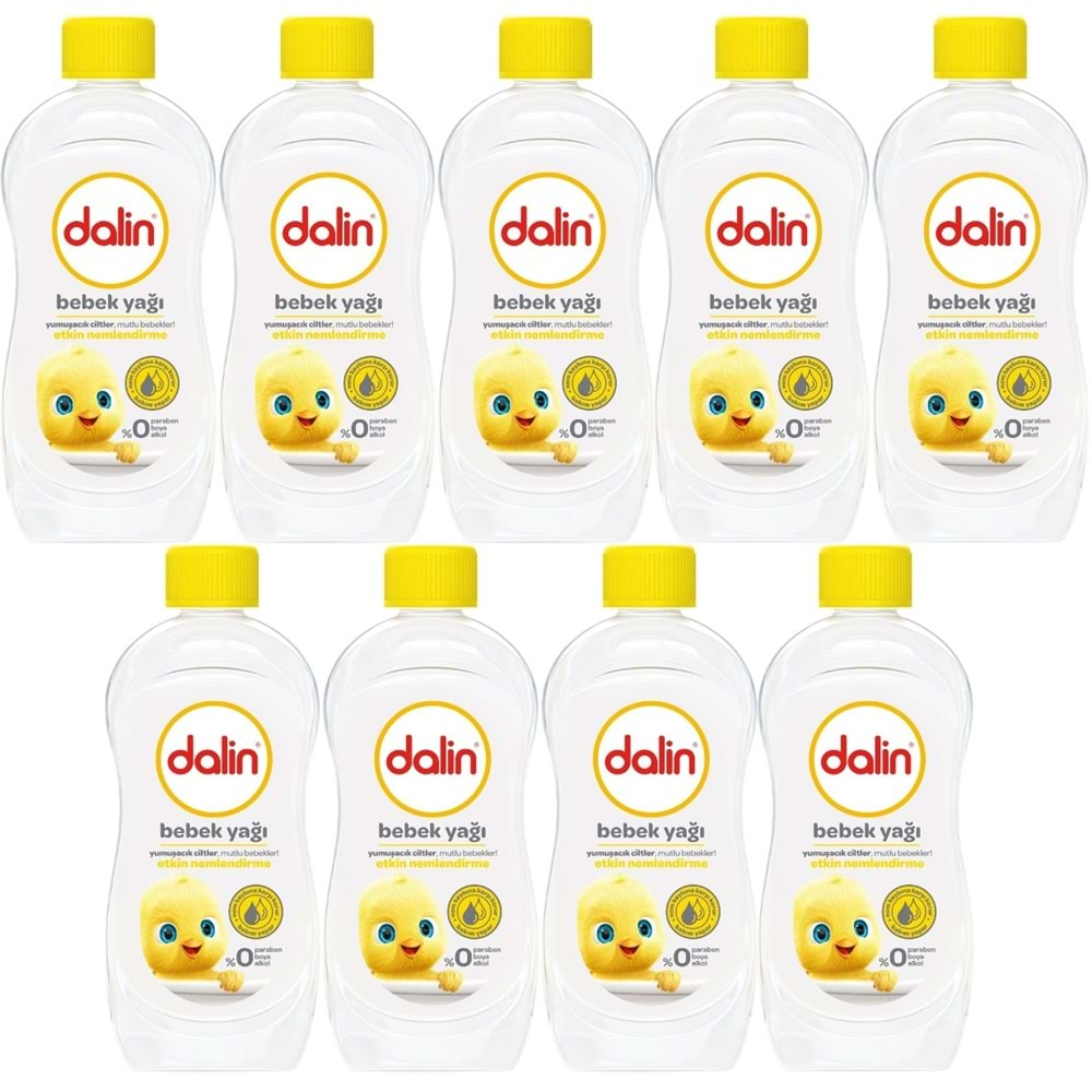 Dalin Bebek Yağı 300ML Klasik Etkin Nemlendirici (9 Lu Set)