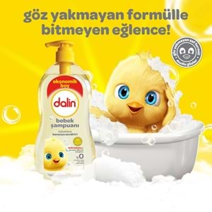 Dalin Bebek Şampuanı 900ML Klasik Pompalı (9 Lu Set)