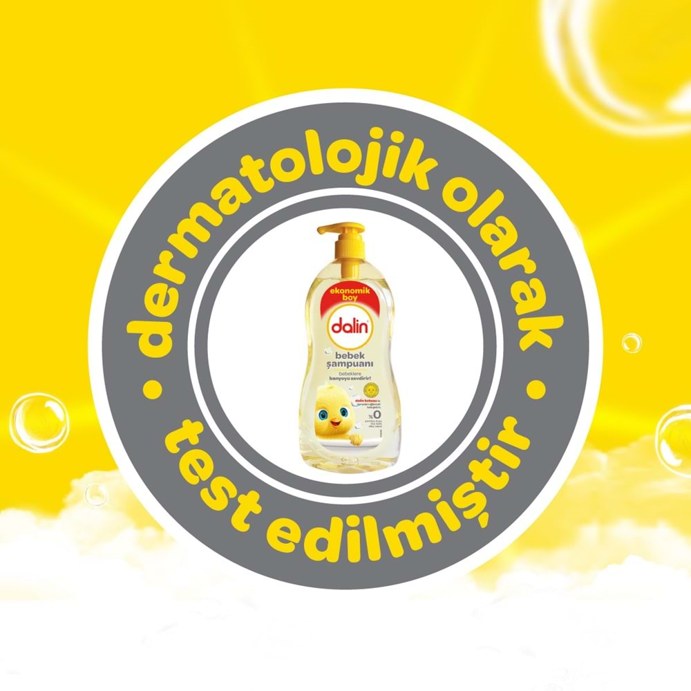 Dalin Bebek Şampuanı 900ML Klasik Pompalı (9 Lu Set)