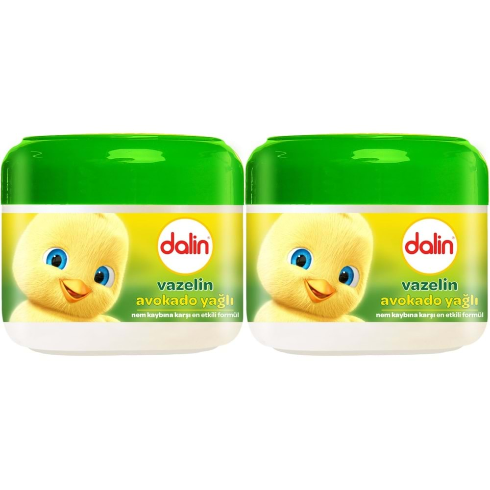 Dalin Vazelin 100ML Nem ve Koruma Avakado Yağlı (2 Li Set)