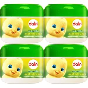 Dalin Vazelin 100ML Nem ve Koruma Avakado Yağlı (4 Lü Set)