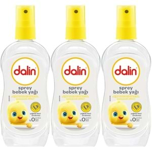 Dalin Bebek Yağı 200ML Klasik Sprey (3 Lü Set)