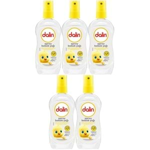 Dalin Bebek Yağı 200ML Klasik Sprey (5 Li Set)