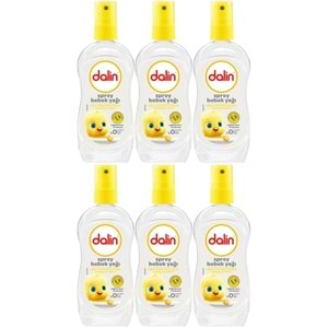 Dalin Bebek Yağı 200ML Klasik Sprey (6 Lı Set)