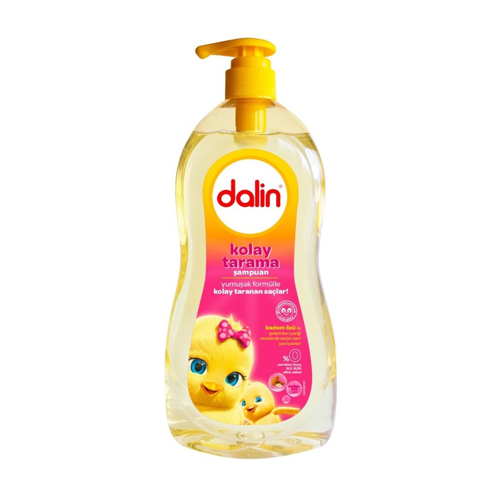 Dalin Bebek Şampuanı 700ML Kolay Tarama Badem Özlü Pompalı (3 Lü Set)