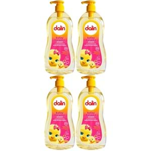 Dalin Bebek Şampuanı 700ML Kolay Tarama Badem Özlü Pompalı (4 Lü Set)