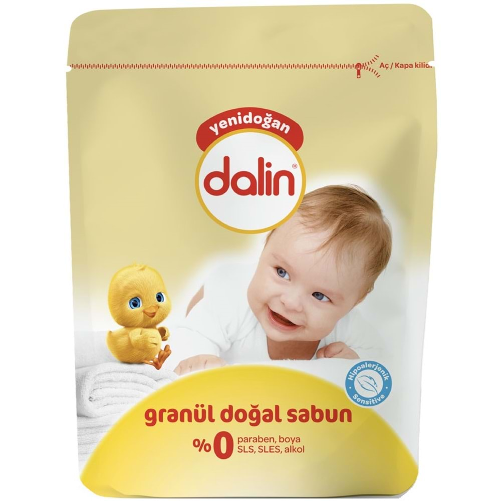 Dalin Granül Sabun Tozu 1000GR Klasik (Doğal Sabun) 9 Lu Set (180 Yıkama)