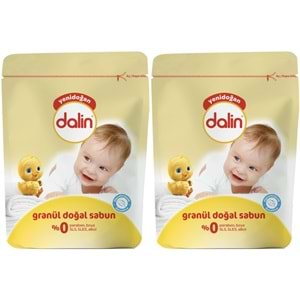 Dalin Granül Sabun Tozu 500GR Klasik (Doğal Sabun) 2 Li Set (20 Yıkama)