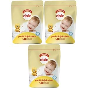 Dalin Granül Sabun Tozu 500GR Klasik (Doğal Sabun) 3 Lü Set (30 Yıkama)