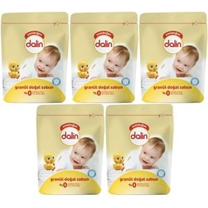 Dalin Granül Sabun Tozu 500GR Klasik (Doğal Sabun) 5 Li Set (50 Yıkama)