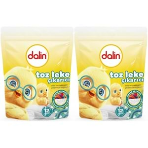 Dalin Toz Leke Çıkarıcı 500GR (Tüm Çamaşırlar / Elde ve Matik) (2 Li Set)