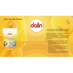 Dalin Toz Leke Çıkarıcı 500GR (Tüm Çamaşırlar / Elde ve Matik) (2 Li Set)