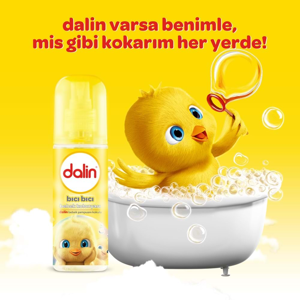 Dalin Bebek Kolonyası 150ML Klasik (Bıcı Bıcı Kokusu) (36 Lı Set)