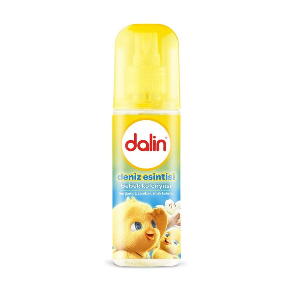 Dalin Bebek Kolonyası 150ML (Bıcı Bıcı-Orman-Çiçek-Bahar-Deniz) (Karma 5 Li Set)