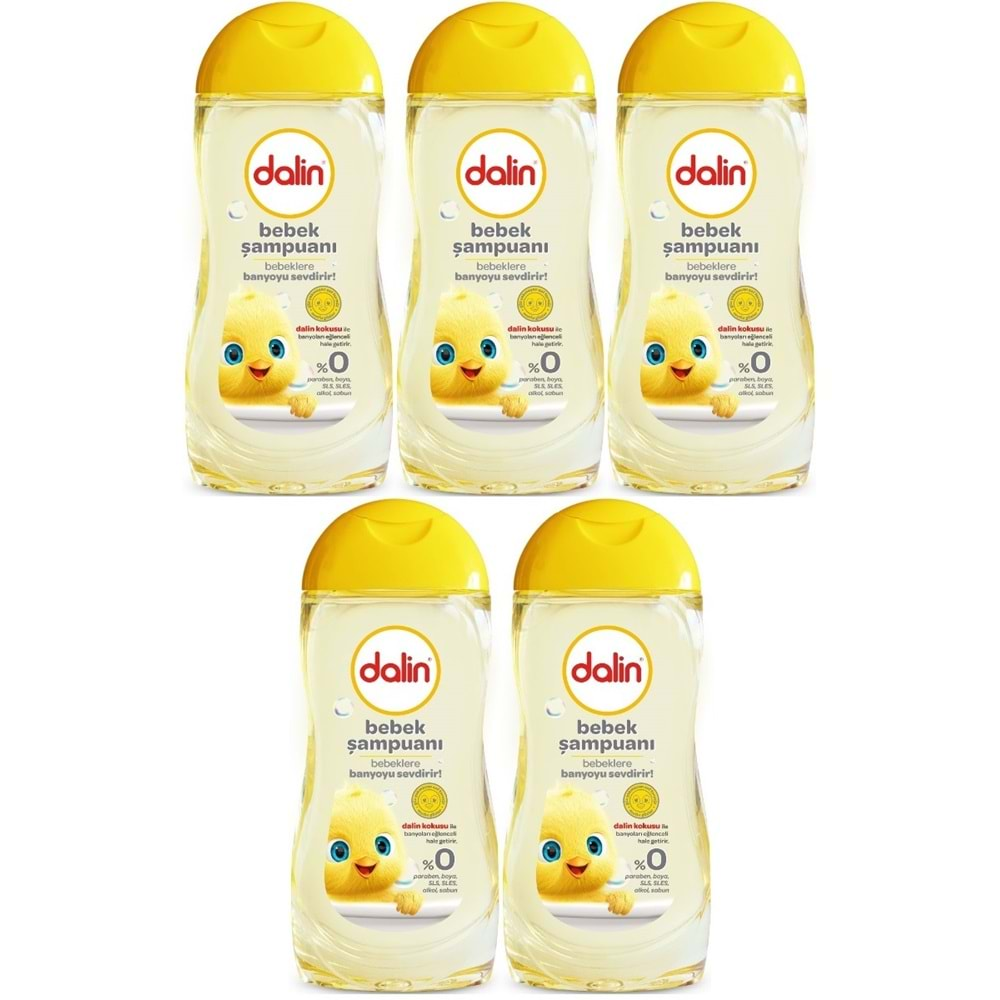 Dalin Bebek Şampuanı 200ML Klasik (5 Li Set)