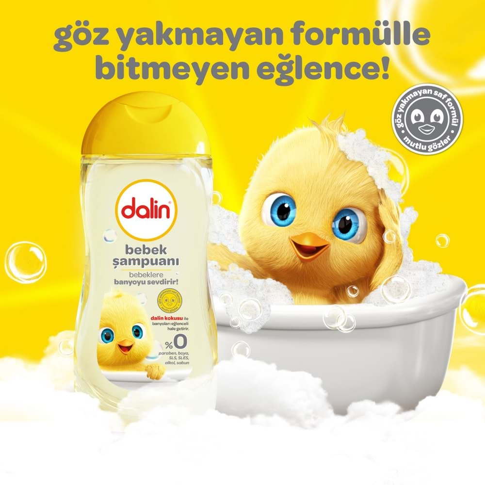 Dalin Bebek Şampuanı 200ML Klasik (5 Li Set)