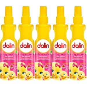 Dalin Kolay Saç Tarama Spreyi 200ML Badem Özlü (5 Li Set)