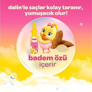 Dalin Kolay Saç Tarama Spreyi 200ML Badem Özlü (5 Li Set)