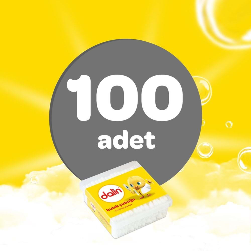 Dalin Kulak Çubuğu 100 Adet (18 Li Set)