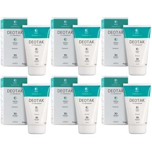 Deotak Krem Deodorant 35ML Fresh (Mentol) (6 Lı Set)