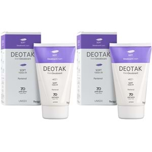 Deotak Krem Deodorant 35ML Soft (Hassas Cilt) (2 Li Set)