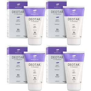 Deotak Krem Deodorant 35ML Soft (Hassas Cilt) (4 Lü Set)