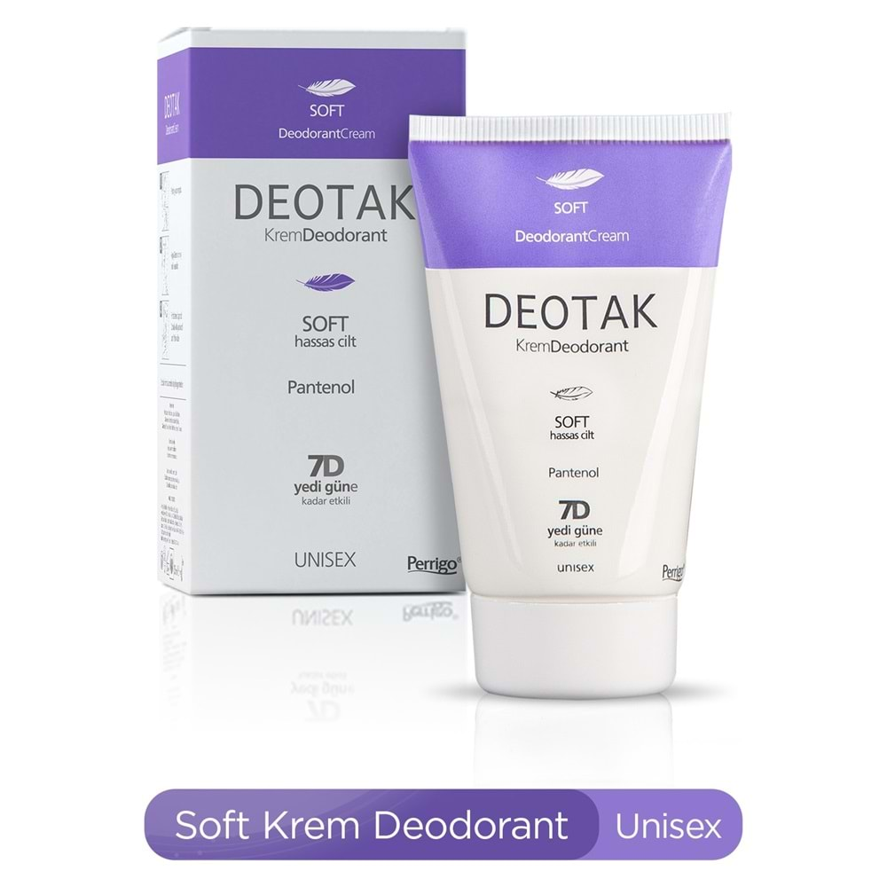 Deotak Krem Deodorant 35ML Soft (Hassas Cilt) (4 Lü Set)