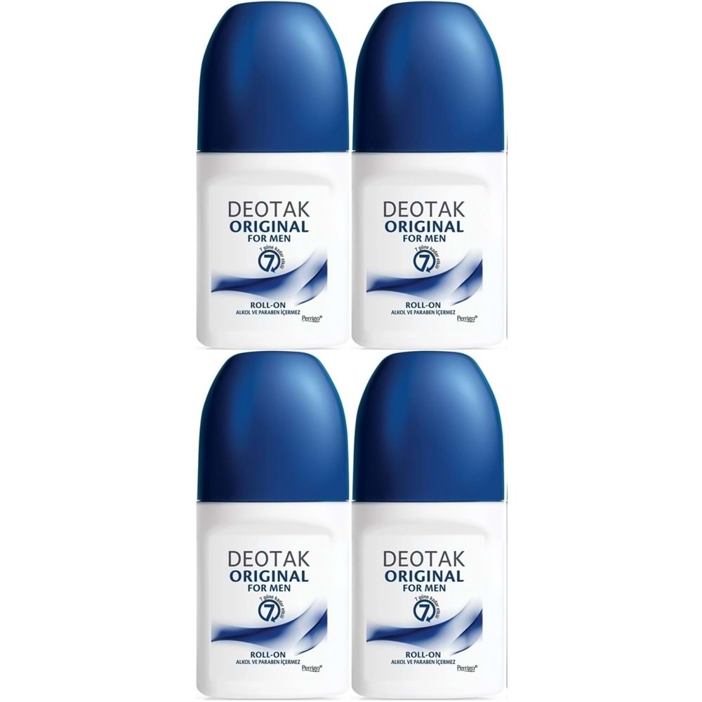 Deotak Roll-On 35ML Original (Formen/Erkek) (4 Lü Set)