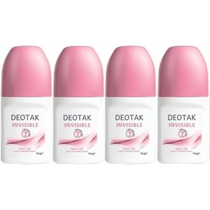 Deotak Roll-On 35ML Invısıble (Women/Kadın) (4 Lü Set)