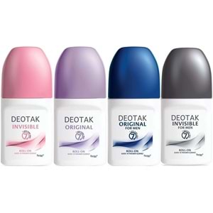 Deotak Roll-On 35ML(Original/Invısıble_Women/Kadın) (Original/Invısıble_Formen/Erkek)Karma(4 Lü Set)